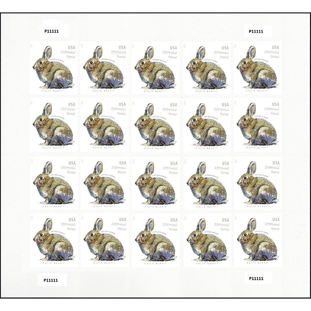 (2021) Brush Rabbit Additional Ounce Forever Postage Stamps