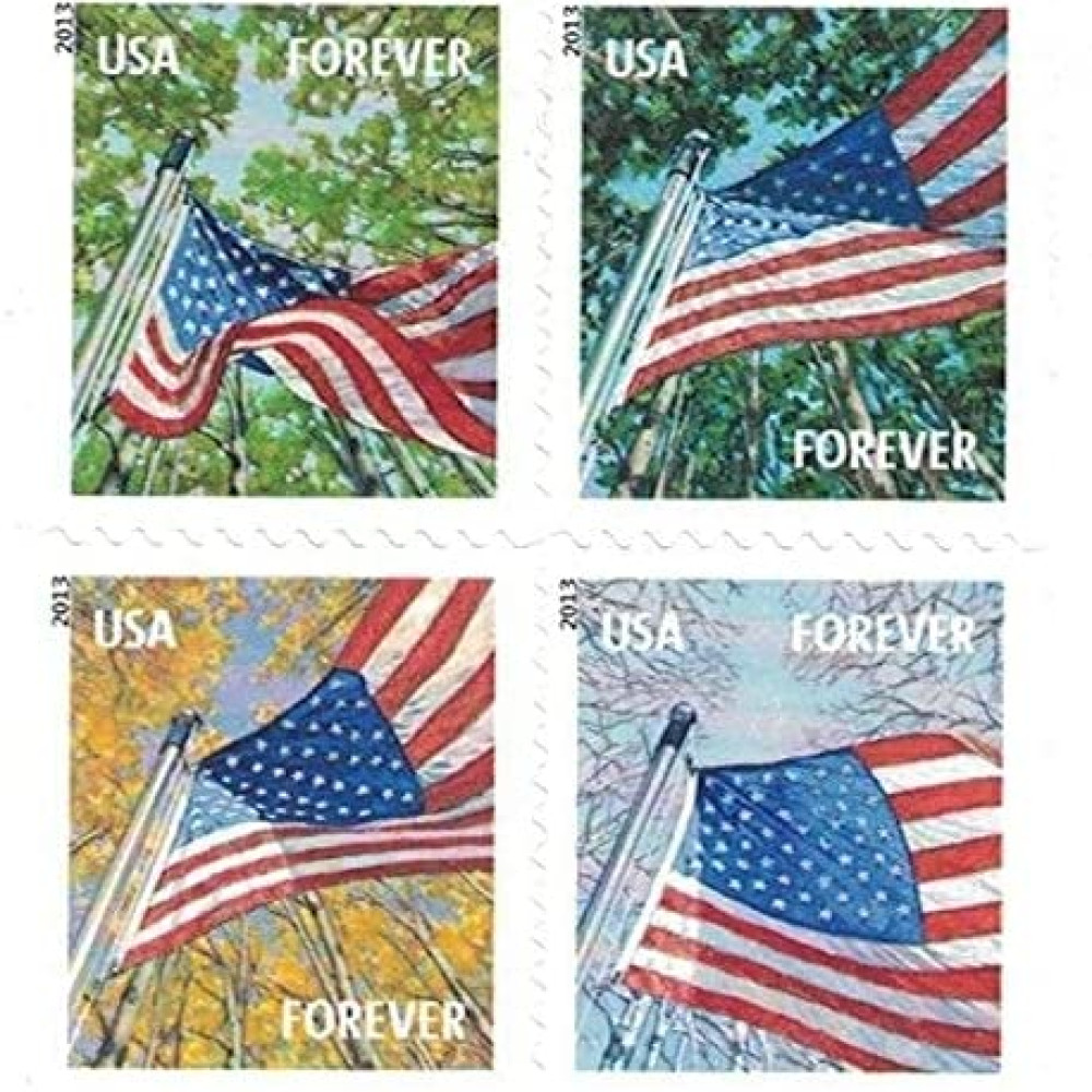 (2013) USPS Forever Stamps A Flag for All Seasons