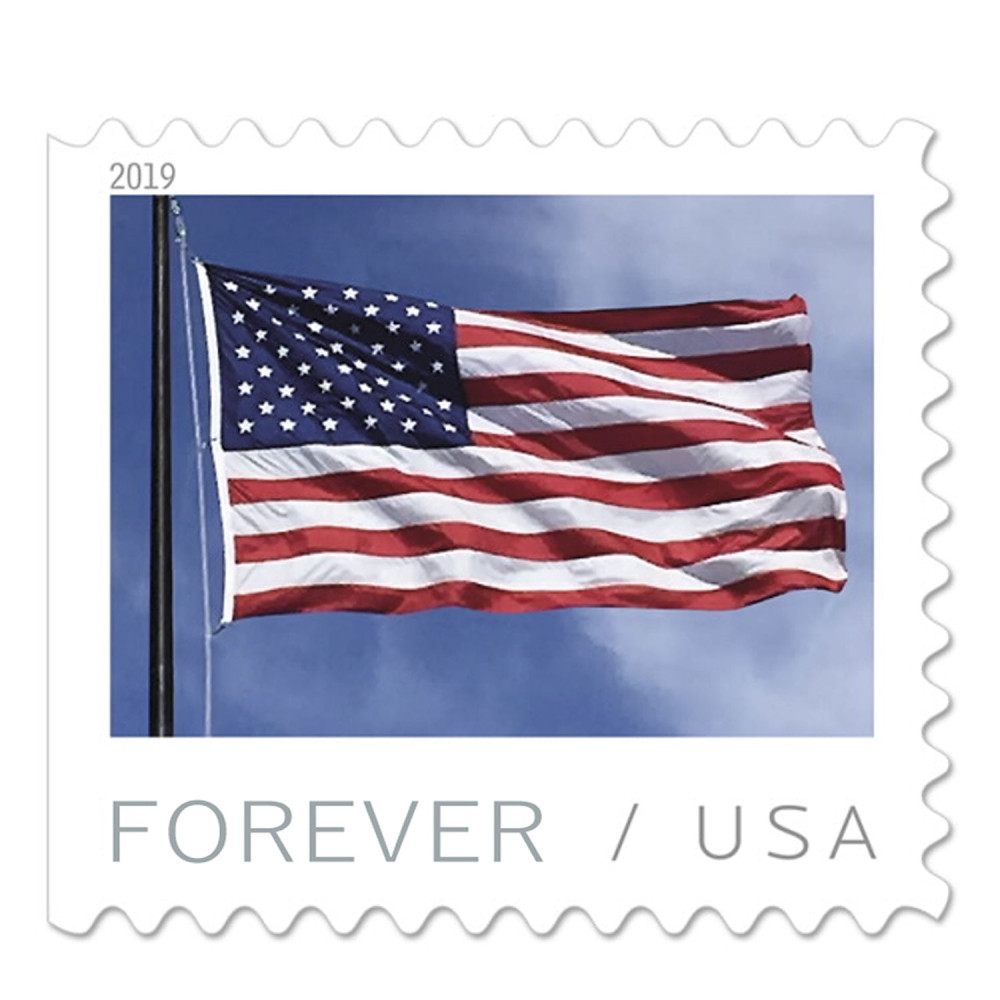 (2019) USPS Flag Forever First Class Postage Stamps