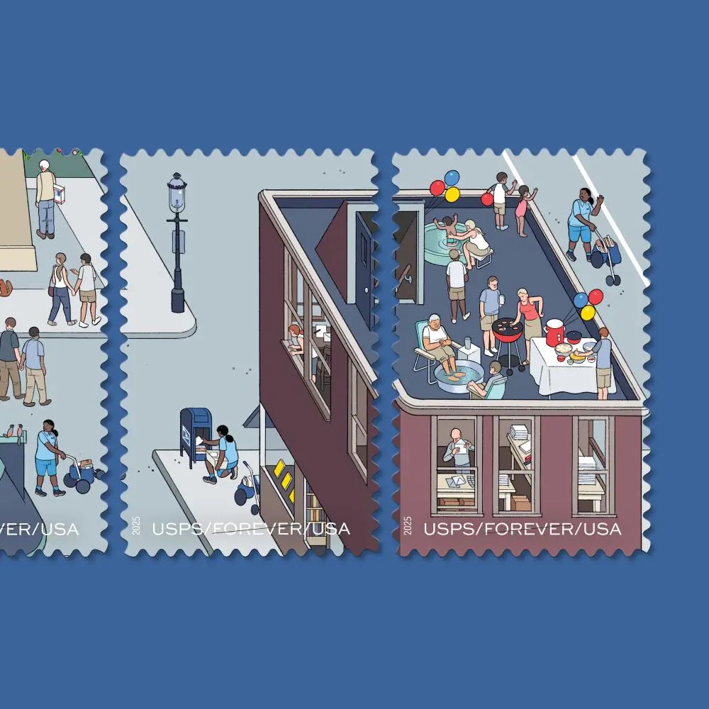 (2025) USPS 250 Years of Delivering Stamps, Sheet of 20