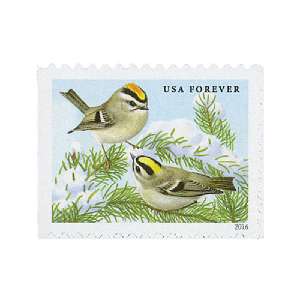 (2016) USPS Songbirds in Snow Forever First Class Postage Stamps