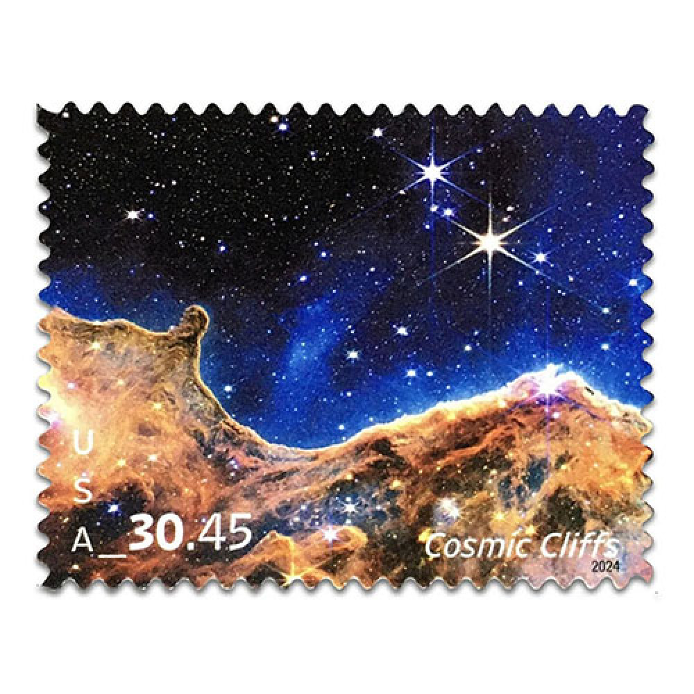 (2024) USPS Cosmic Cliffs forever stamps