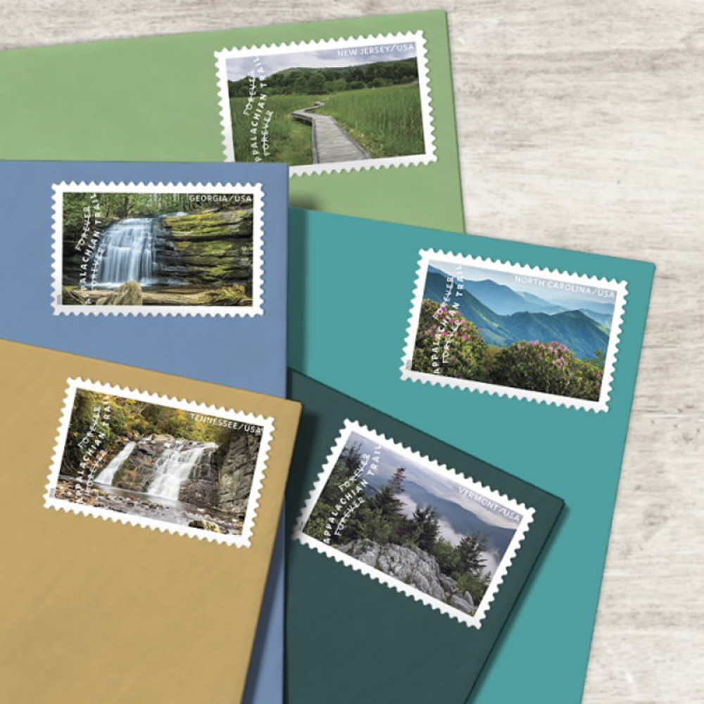 (2025) The Appalachian Trail Forever Stamps, Sheet of 15 | Multiple Stamp Designs
